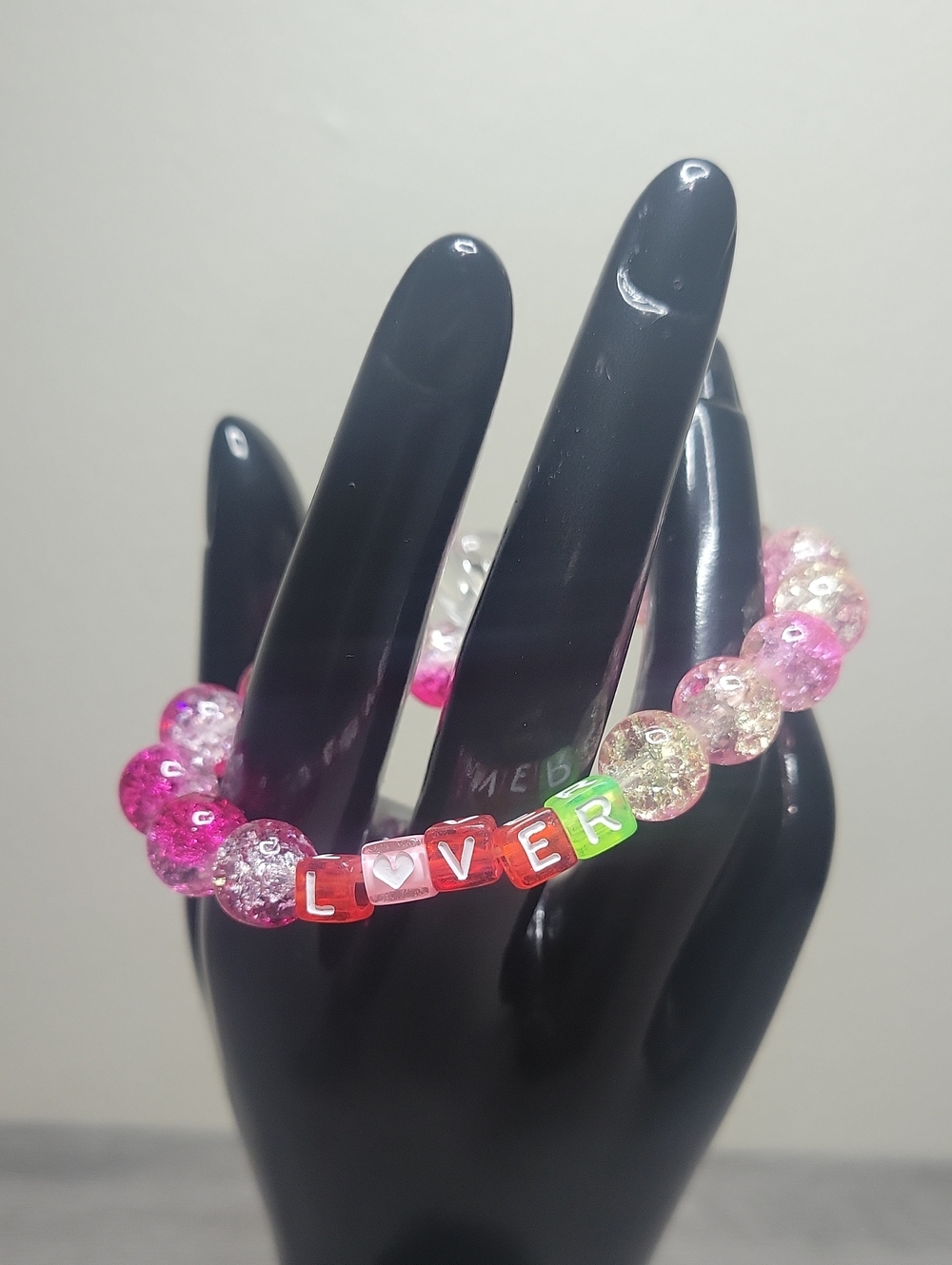 Taylor Swift 'Lover' Beaded Stretch Swiftie Bracelet
